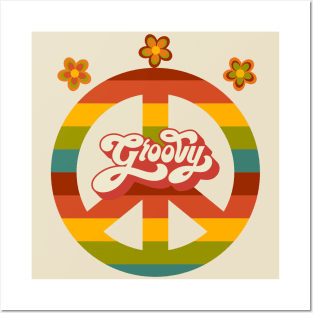 Groovy Peace Sign - Vintage Love Posters and Art